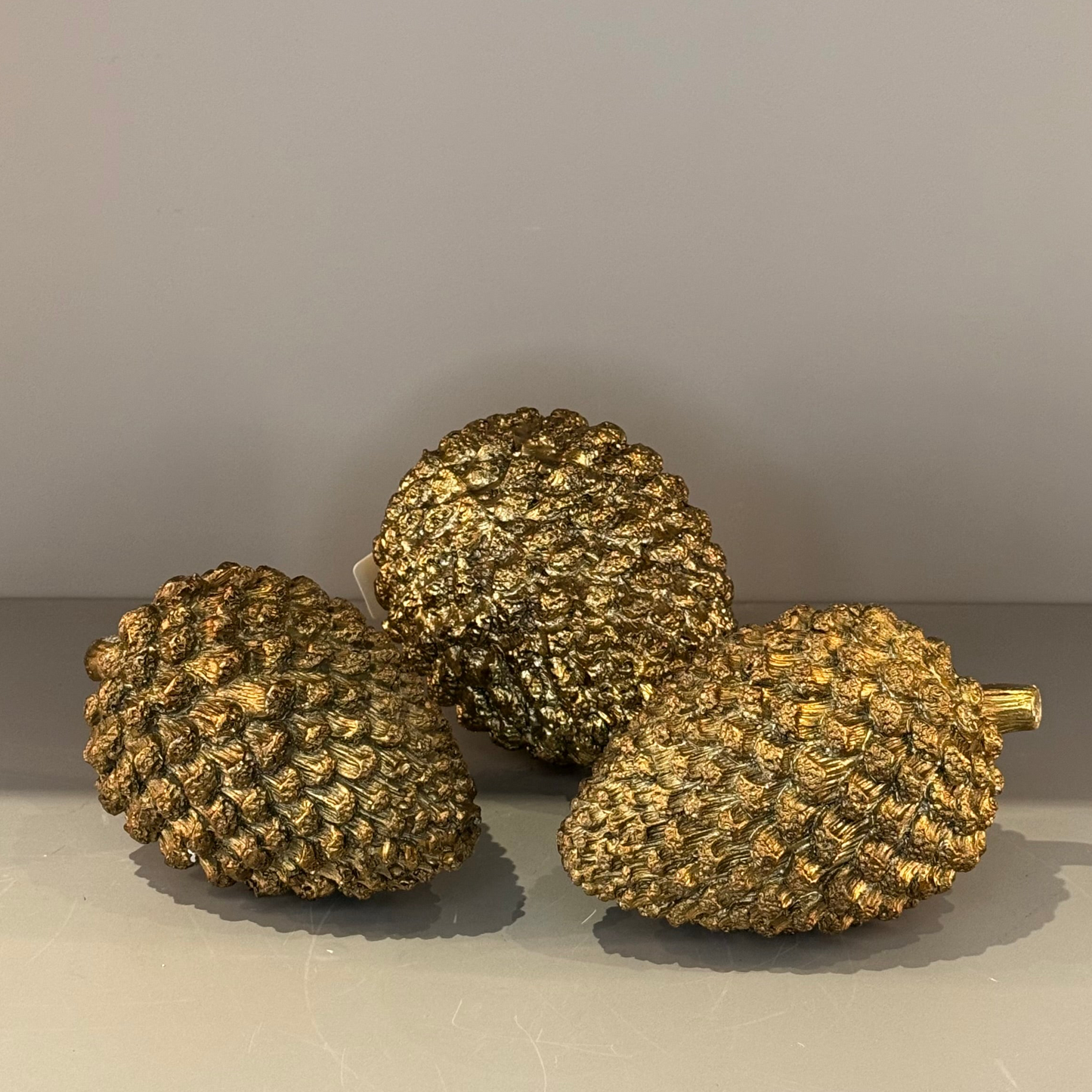 Gilded Pine Cones