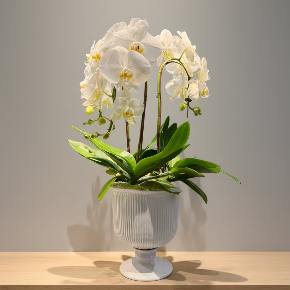 Ivory Cascade Orchid